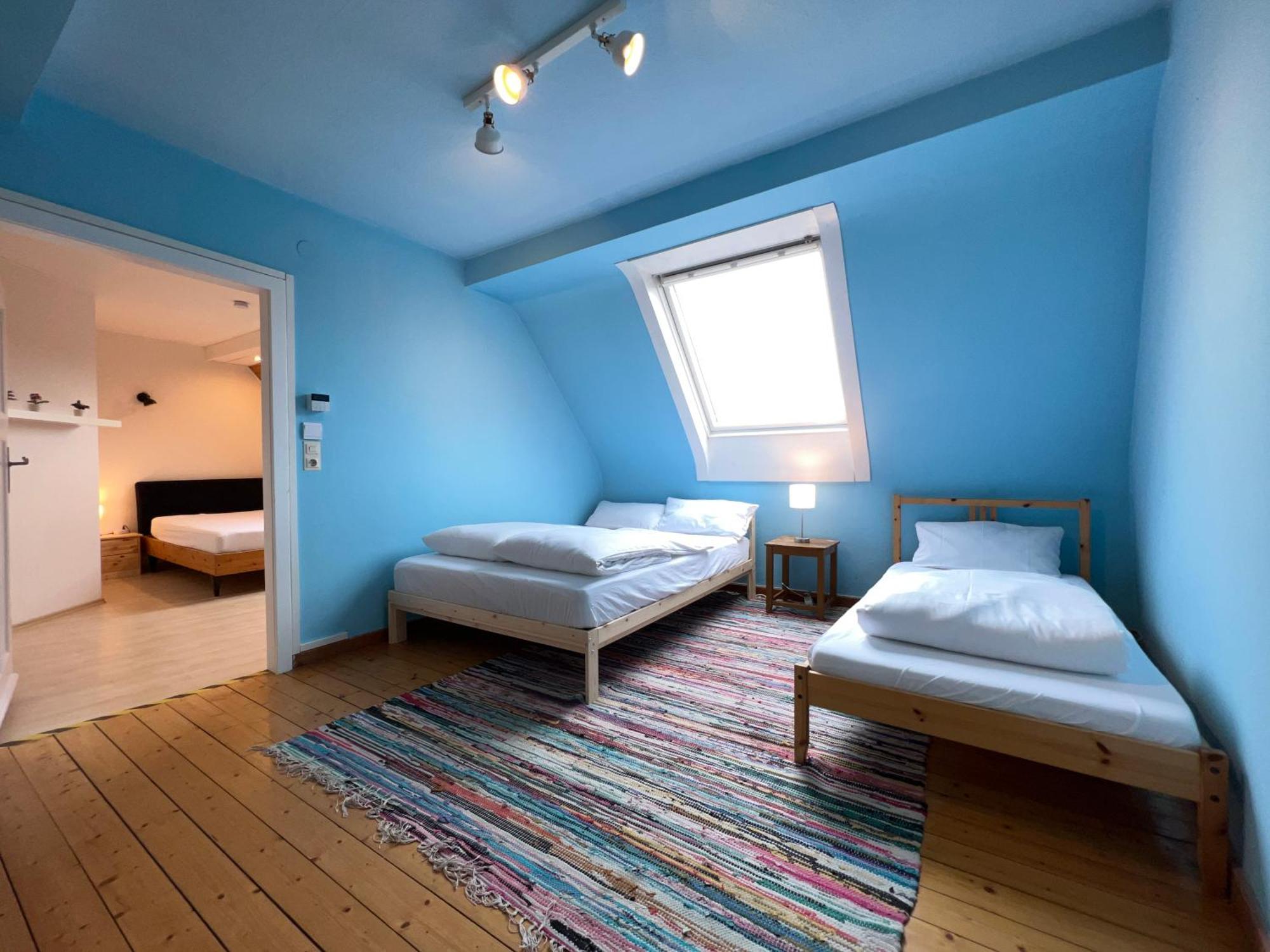 Uebernachten In Grosser Maisonette-Wohnung By Rabe Karlsruhe Esterno foto